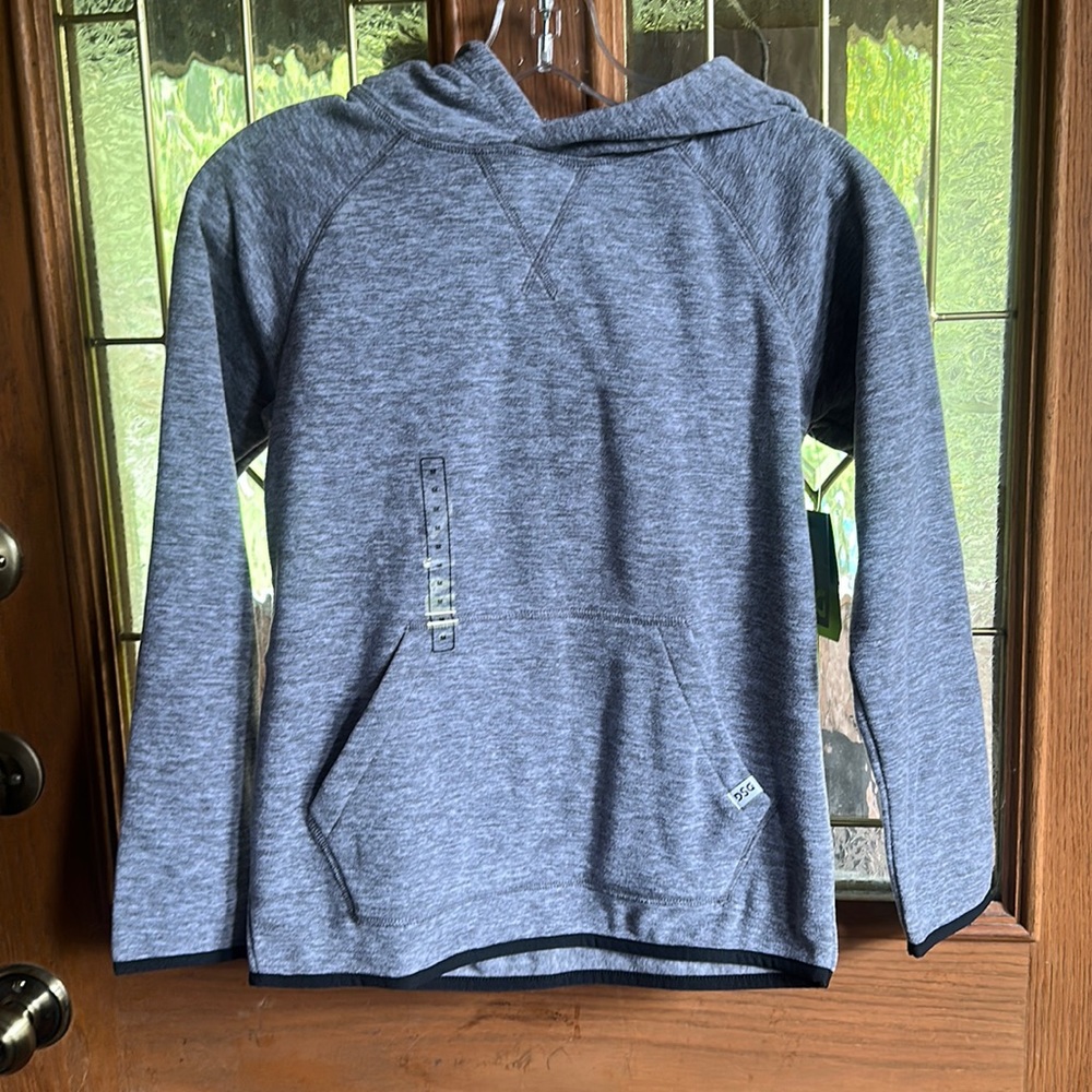 DSG DICK’S SPORTING GOODS BOY’S FLEECE PULLOVER/HOODIE: GRAY: NWT: SZ M